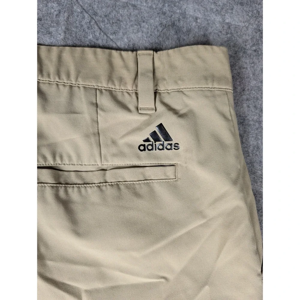 Adidas Mens Golf Shorts Khaki Tan‎ Performance Activewear RN88387 32